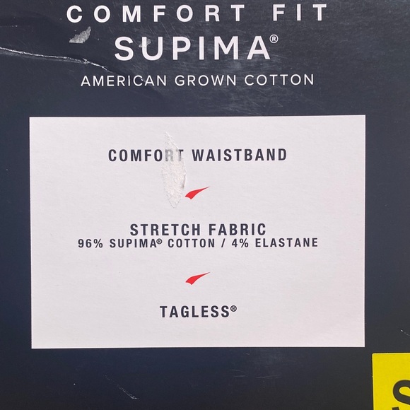 Kirkland Signature Supima Cotton Boxer Briefs - Black 4-pack Size Small - Picture 4 of 7